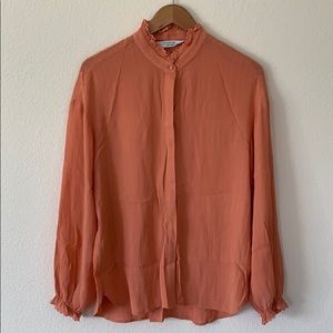 &OTHERSTORIES Peach Flowy Blouse
